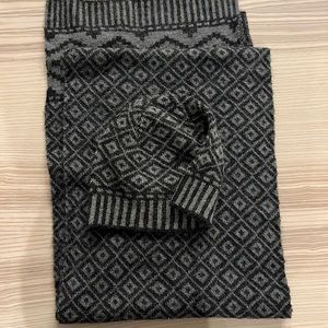 M0851 baby alpaca scarf and hat.